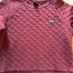 Patagonia quilted crew neck sweatshirt